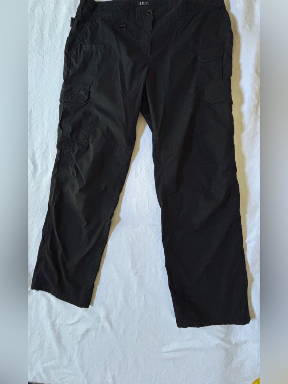 5.11 Tactical Women’s Size 16 Regular Black Cargo Utility Pants Straight Leg - Picture 3 of 6